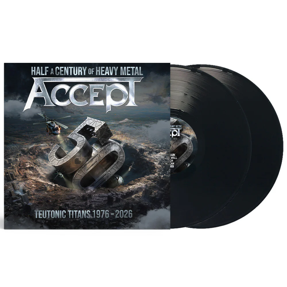 Accept "Teutonic Titans 1976-2026 (Black vinyl)" 2x12"