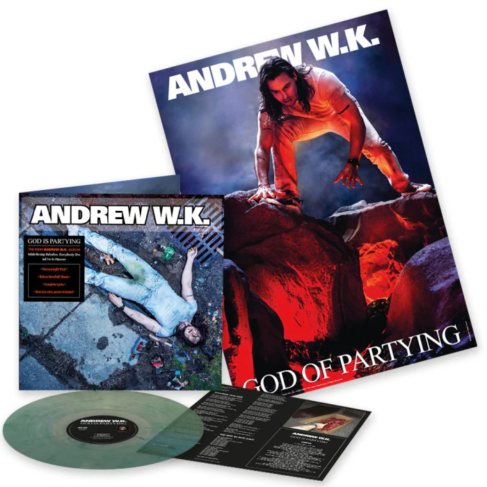 Andrew W.K. "God Is Partying" 12" - Image 2