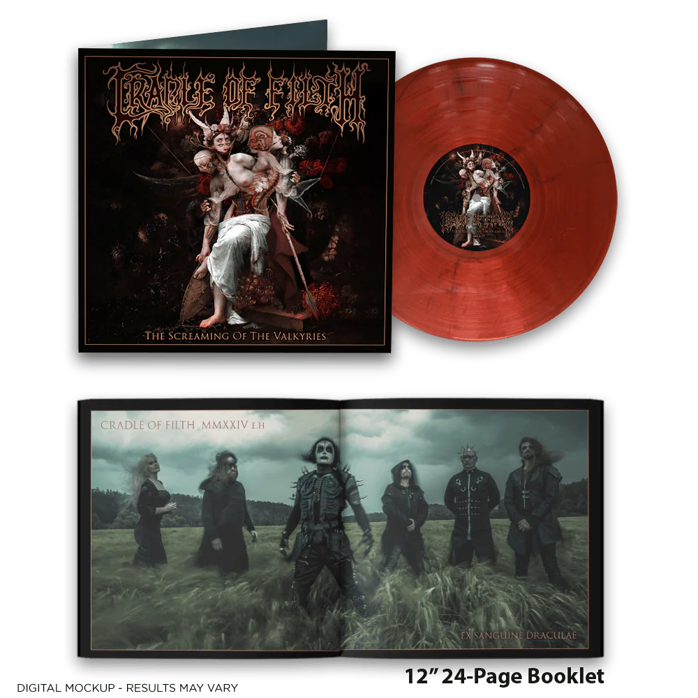 Cradle Of Filth "The Screaming of the Valkyries (Marble Vinyl)" 12" - Image 2