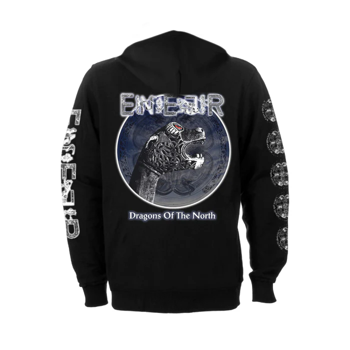 Einherjer "Dragons Of The North" Zip Hoodie - Image 2