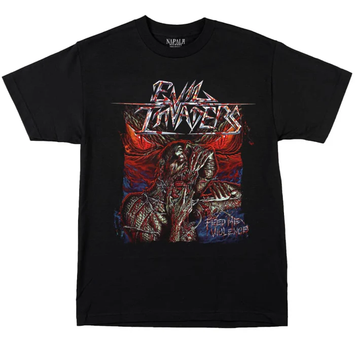 Evil Invaders "Feed Me Violence" T-Shirt