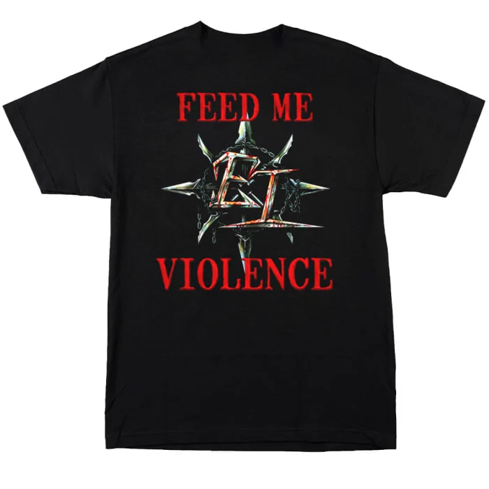 Evil Invaders "Feed Me Violence" T-Shirt - Image 2