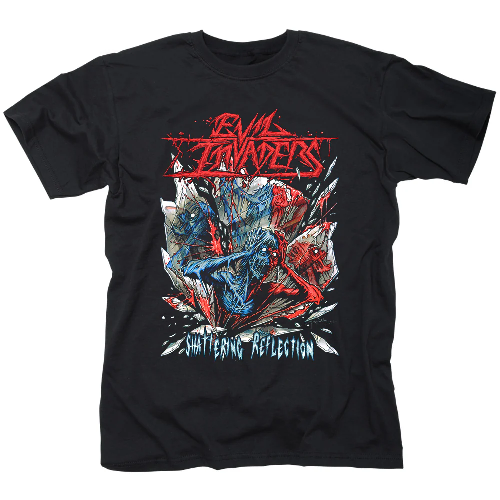 Evil Invaders "Shattering Reflection" T-Shirt