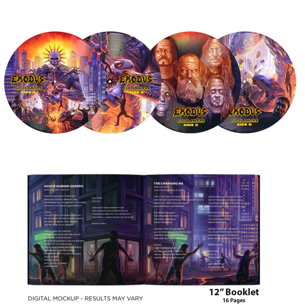 Exodus "Goliath (Picture Disc Vinyl)" 2x12"