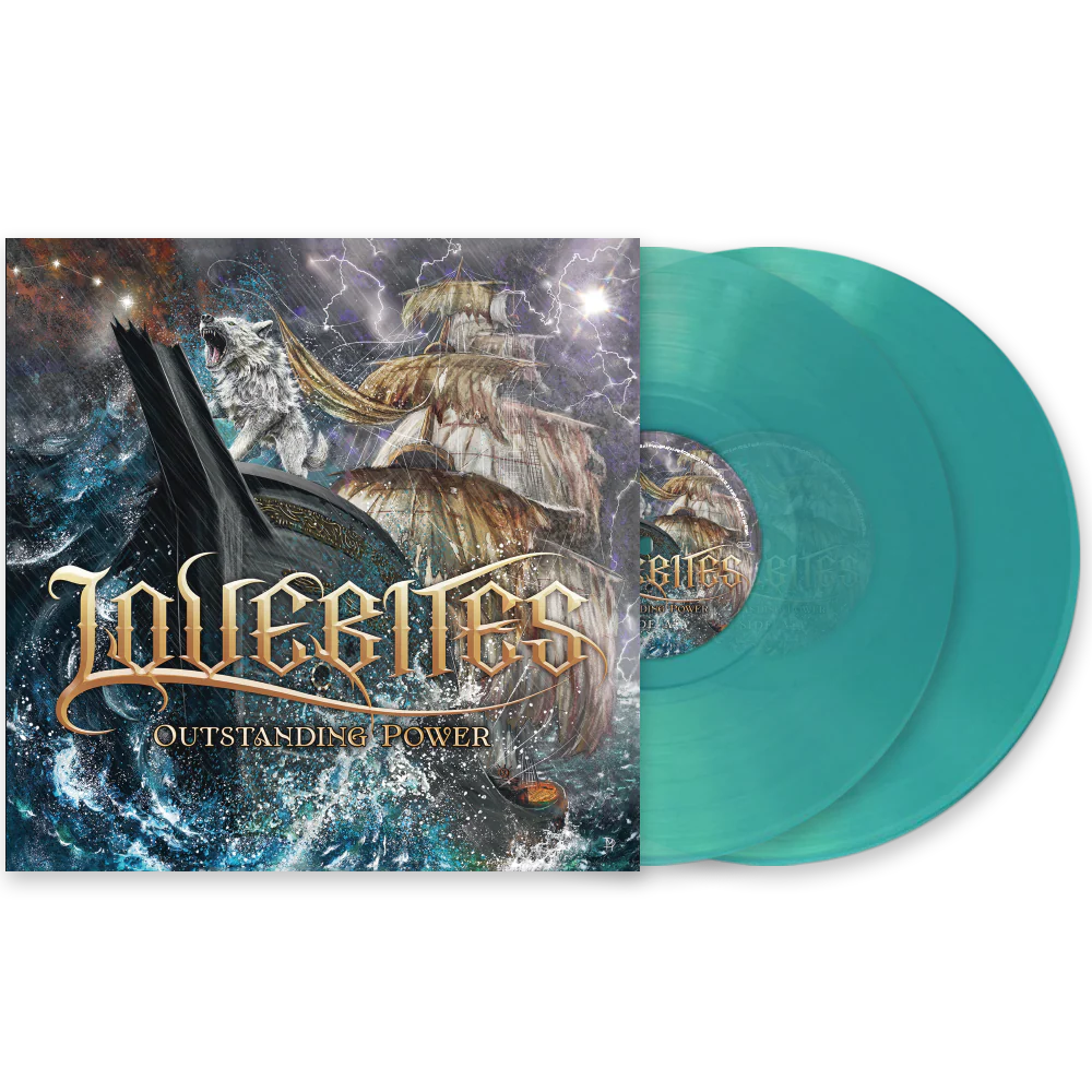 Lovebites "Outstanding Power (Translucent Turquoise Vinyl)" 2x12"
