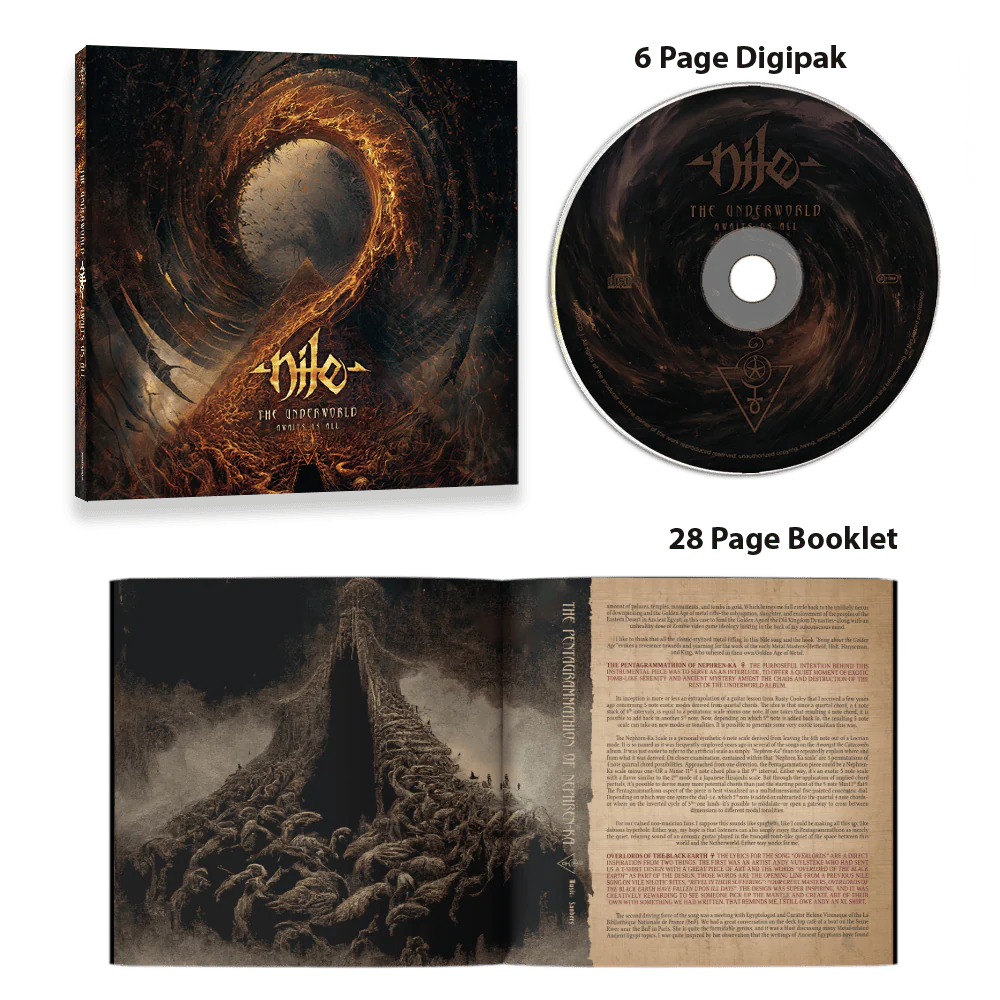 Nile "The Underworld Awaits Us All" Digipak CD