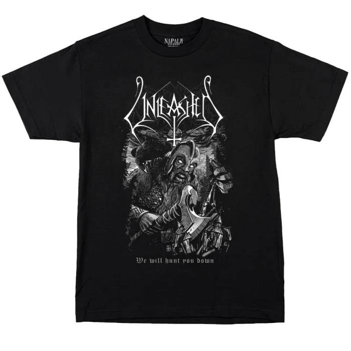 Unleashed "We Will Hunt You Down" T-Shirt