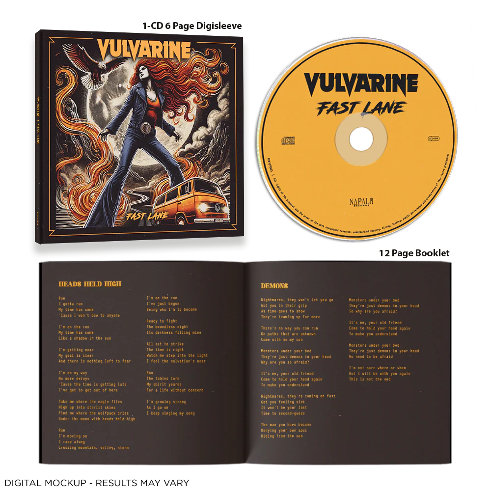 Vulvarine "Fast Lane" Digipak CD