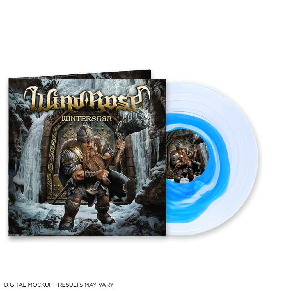 Wind Rose "Wintersaga (Crystal Clear Blue Ink Spot Vinyl)" 12"
